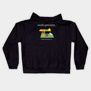 Meeples Gott Meep Kids Hoodie